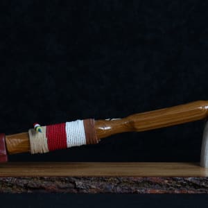 Warrior Chief, Native America (Ojibwa) Ceremonial pipe by Scott Freeman