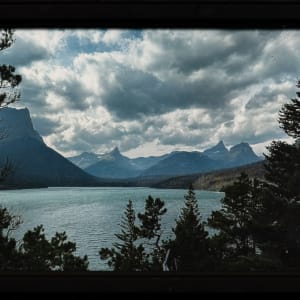 Glacier National Park - St. Mary's Lake by Barbara Sherbert