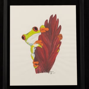 Agalychnis Callidryas by Jennifer Simmons