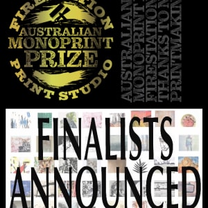 Forest Landscape (Unframed) by Trudy Rice  Image: Finalist for the Firestation Print Studio, Australian Monoprint Prize