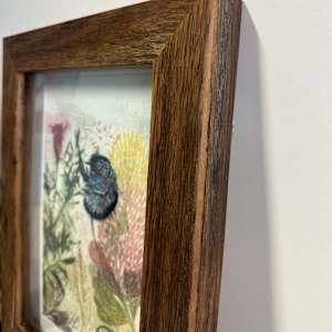 Wren in Readiness (Framed) by Trudy Rice, Image 5.