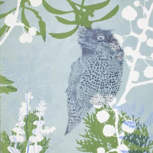 Tawny Frog Mouth Watching (unframed) by Trudy Rice