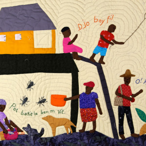 Tina Is Cleaning Fish - Tina ap netwaye pwason by Veronique Mathurin 