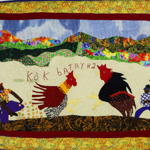 Cock Fight #2 - Kòk batay #2 by Marielle Lorge