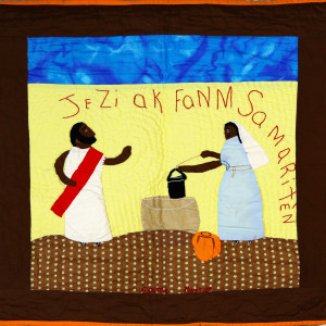 Jesus and the Samaritan Woman - Jezi Ak Fanm Samariten by Noemie Estime