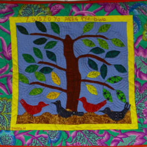 Birds Alighting Under the Tree - Zwazo Yo Anba Pye Bwa by Imma Hyppolite