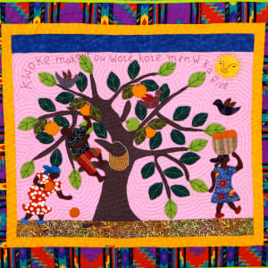 Don't Hang Your Bag Where Your Arm Can't Reach (Haitian Proverb) -Kwoke Makout Ou Wote Kote Men W Ka Rive by Denise Estavat