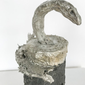 Tin Totem (Alchemy Serpent) by Chantal Powell 