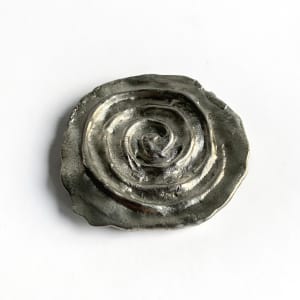 Cosmic spiral (tin talisman) by Chantal Powell 