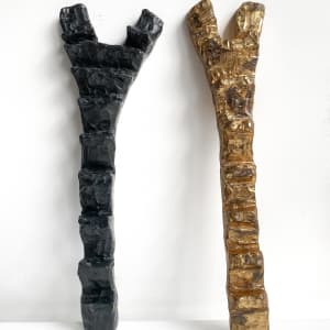 Dogon Ladders I and II by Chantal Powell 