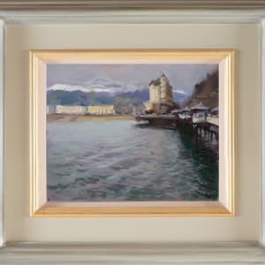 Snow on the mountains, Llandudno 