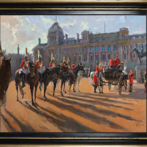 The Arrival of The Princess Royal at Horse Guards by Rob Pointon 