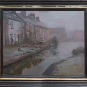 Canal Cottages in Freezing Fog by Rob Pointon 