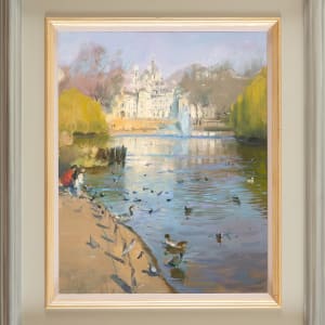 Horse Guards Parade from St James Park, Afternoon 