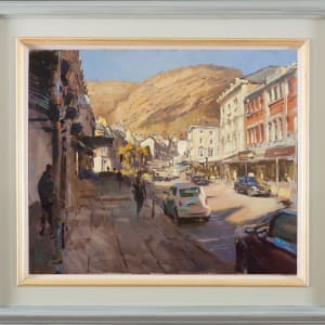 Sunlit Orme from Mostyn Street, Llandudno 