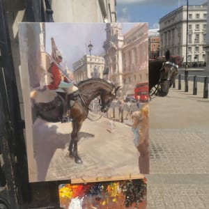 The Colonels Horse on Parade by Rob Pointon 