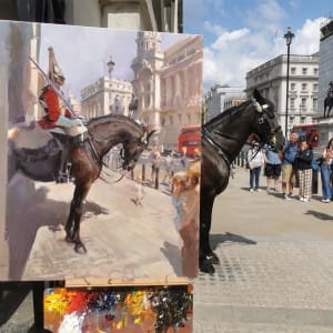 The Colonels Horse on Parade by Rob Pointon 