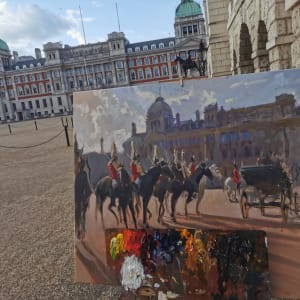 The Arrival of The Princess Royal at Horse Guards by Rob Pointon 