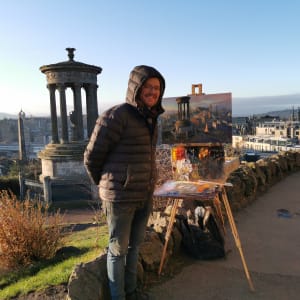 Morning Sun from Calton Hill 