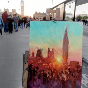 Sun setting over The Queue by Rob Pointon 