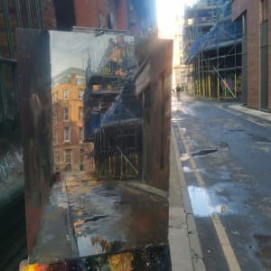 Sun in the Puddles, Back Piccadilly by Rob Pointon 