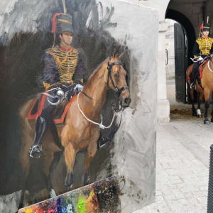 Kings Troop Mounted Gunner by Rob Pointon 