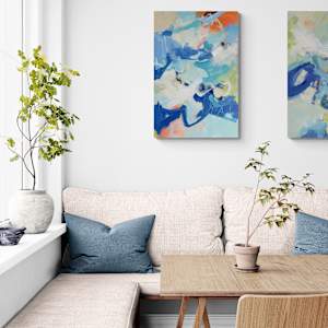 Change is Good by Rene Griffith  Image: with companion piece, Lovin’ the Blues