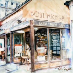 Café Boul'Mich by Rene Griffith 
