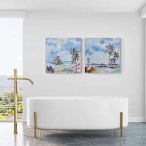 Living in Paradise by Rene Griffith  Image: with companion piece