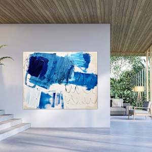 Blue landscape by Manuela Karin Knaut 