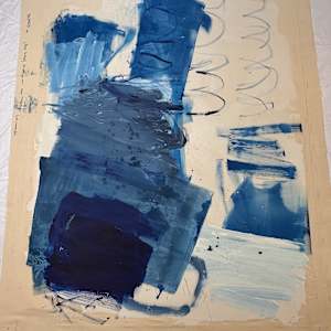 Blue landscape by Manuela Karin Knaut 