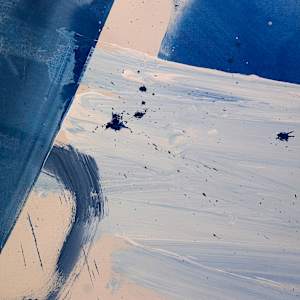 Blue landscape by Manuela Karin Knaut 