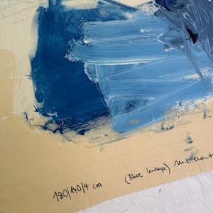 Blue landscape by Manuela Karin Knaut 