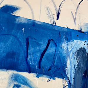 Blue landscape by Manuela Karin Knaut 