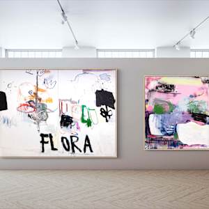 FLORA (diptych) by Manuela Karin Knaut 