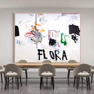 FLORA (diptych) by Manuela Karin Knaut 