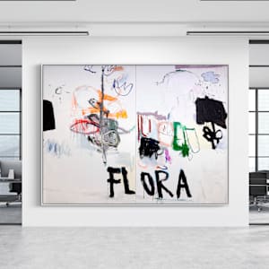 FLORA (diptych) by Manuela Karin Knaut 