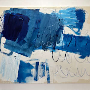 Blue landscape by Manuela Karin Knaut 