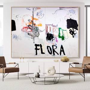 FLORA (diptych) by Manuela Karin Knaut 
