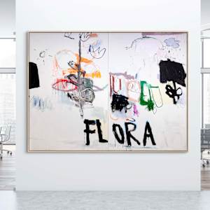 FLORA (diptych) by Manuela Karin Knaut 