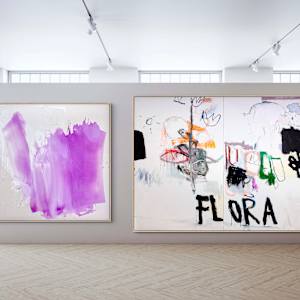 FLORA (diptych) by Manuela Karin Knaut 