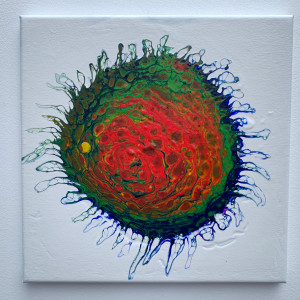 Angry Sea Urchin by Debbie Kappelhoff 