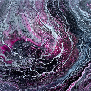 Rose Quartz Geode by Debbie Kappelhoff