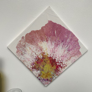 Pretty Pink Fan by Debbie Kappelhoff 