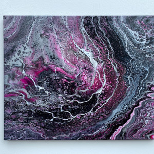Rose Quartz Geode by Debbie Kappelhoff 