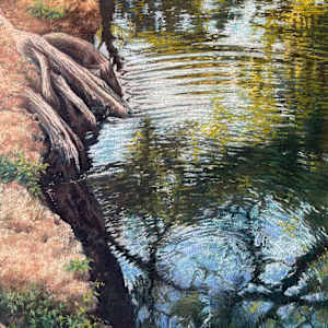 Dancing Blue Waters by Jeannette Cuevas