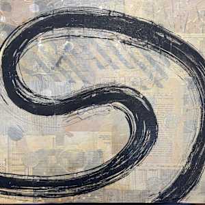 Brushstroke Medium 8 by Karen Lehrer