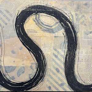 Brushstroke Medium 9 by Karen Lehrer