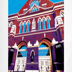 The Ryman Screenprint 20 Passes - Edition of 18 by Terrell Thornhill
