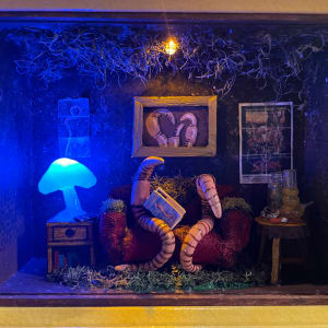 The Living Room - Diorama by Darrah Thornhill 